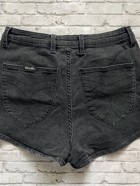ROLLA'S Women's Black High-Rise Denim Shorts